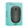 Мышь беспроводная LOGITECH M170, 2 кнопки + 1 колесо-кнопка, оптическая, черная, 910-004642, 512000