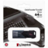 Флеш-диск 64 GB KINGSTON DataTraveler Exodia Onyx, разъем USB 3.2, черный, DTXON/64GB, 514067