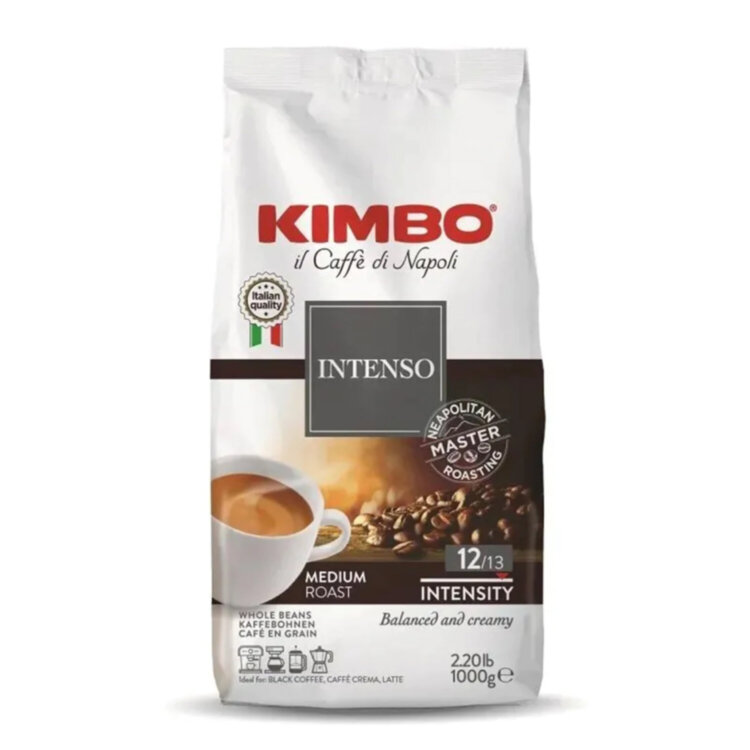 Кофе в зернах KIMBO "Aroma Intenso" 1 кг, ИТАЛИЯ, 624429