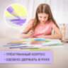 Карандаши цветные BRAUBERG PASTEL, 24 пастельных цвета, трехгранные, грифель 3 мм, натуральное дерево, 181851, 181851