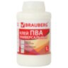 Клей ПВА BRAUBERG, 1 кг, универсальный (бумага, картон, дерево), 600983, 600983