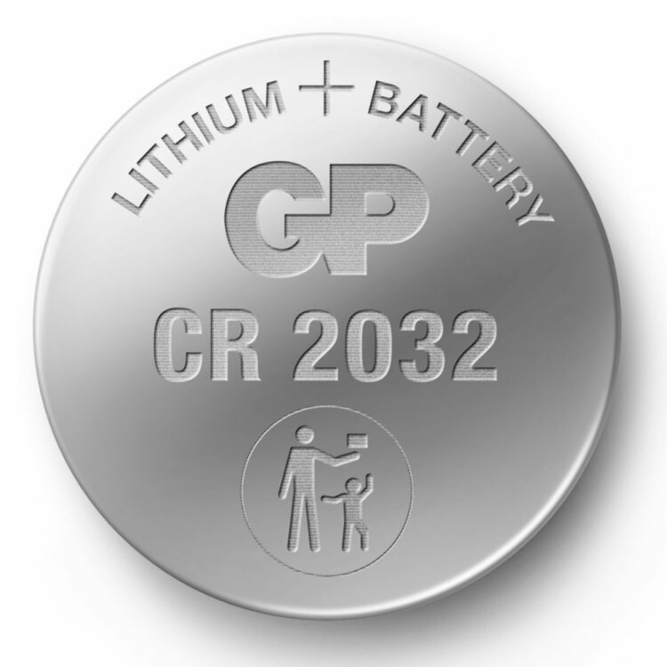 Батарейки литиевые GP Lithium CR2032 "таблетки, дисковые, кнопочные" КОМПЛЕКТ 20 шт., блистер, CR2032-2CRU20, 457763