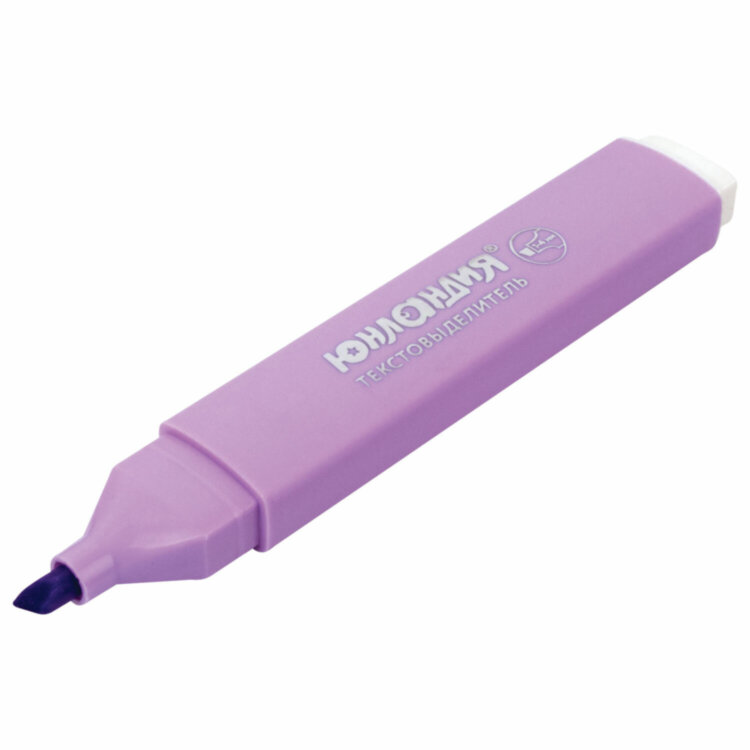 Текстовыделитель ЮНЛАНДИЯ "COLORSTAR PASTEL", ЛАВАНДОВЫЙ, линия 1-4 мм, 151714, 151714