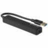 Хаб USB 3.0, 4 порта, черный, DEFENDER QUADRO EXPRESS, 83204, 513471
