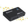 Картридер DEFENDER OPTIMUS USB 2.0, порты SD/MMC, TF, M2, MC, CF, XD, 83501, 511271