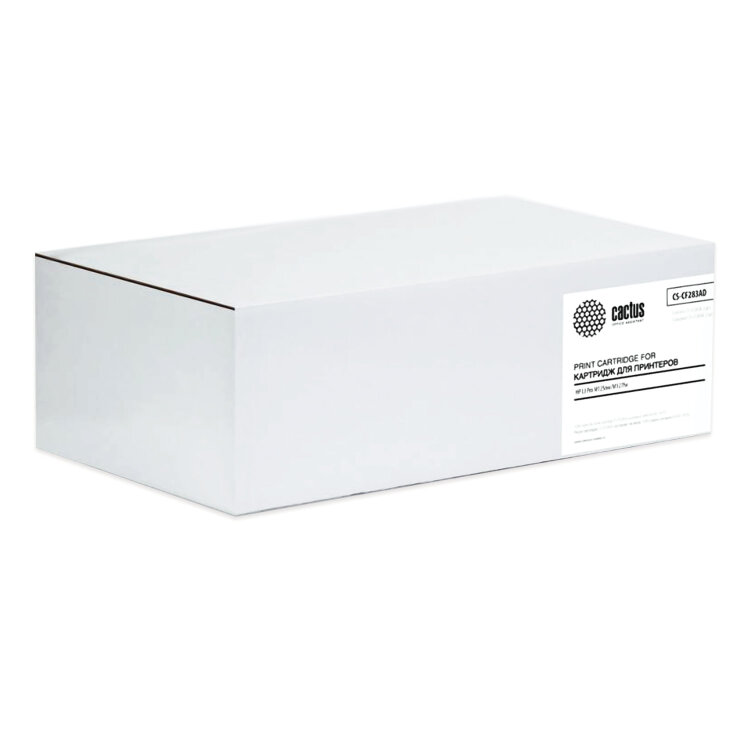 Картридж лазерный CACTUS (CS-CF283AD) для HP LaserJet Pro M125/M201, комплект 2 шт., ресурс 2х1500 стр., 362447