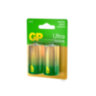 Батарейки КОМПЛЕКТ 2 шт., GP Ultra G-Tech, D (LR20, 13А), алкалиновые, блистер, 13AU-CR2, 454092