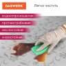 Самоклеящаяся пленка, алюминиевая фольга защитная для кухни/дома, 0,6х3 м, серебро, цветы, DASWERK (ДАСВЕРК), 607849, 607849