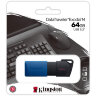 Флеш-диск 64 GB KINGSTON DataTraveler Exodia M, разъем USB 3.2, черный/синий, DTXM/64GB, 513781