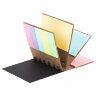 Закладки клейкие в книжке BRAUBERG PASTEL 200 штук: 50х15 мм 5 цветов х 25 листов, 50х75 мм 3 цвета х 25 листов, 115582, 115582