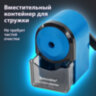 Точилка механическая BRAUBERG ULTRA для чернографитных и цветных карандашей, крепление к столу, цвет корпуса голубой с черным, 271342, 271342