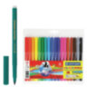 Фломастеры 18 ЦВЕТОВ CENTROPEN "Colour World", круглые, смываемые, вентилируемый колпачок, 7550/18TP, 775501884, 151168