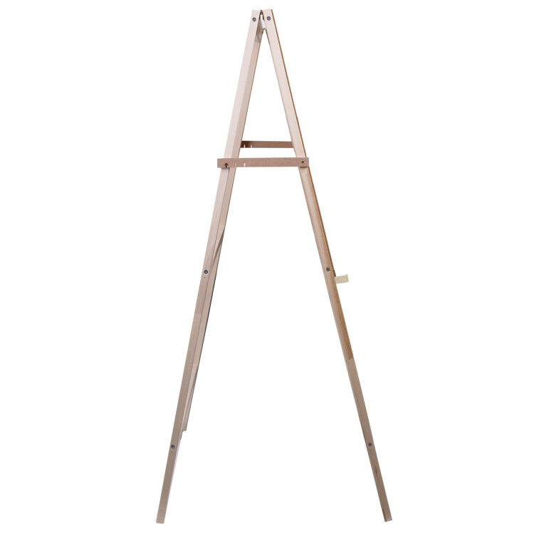 Мольберт напольный "Хлопушка", планшет 60x58 см, в собранном виде 58x120x5 см, BRAUBERG ART DEBUT, 192336, 192336