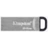 Флеш-диск 64 GB KINGSTON DataTraveler Kyson, разъем USB 3.2, серебряный, DTKN/64GB, 514062