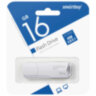 Флеш-диск 16 GB SMARTBUY Clue USB 2.0, белый, SB16GBCLU-W, 513785