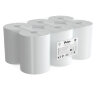 Полотенца бумажные рулонные 150 м, VEIRO Professional (H1) COMFORT, 1-слойные, КОМПЛЕКТ 6 рулонов, K211, 118708