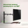 Кронштейн для монитора настольный VESA 75х75, 100х100, 17"-32", до 8 кг, SONNEN STATIC, 455942, 455942