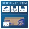 Салфетки 200 шт. PROtissue (Система N4) PREMIUM, 2-слойные, КОМПЛЕКТ 20 шт., 21х16 см, V-сложение, белые, C251, С251, 115366