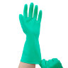 Перчатки VILEDA PROFESSIONAL нитриловые, МНОГОРАЗОВЫЕ, универсальные, антиаллергенные, S (малый), зеленый, 174379, 703606