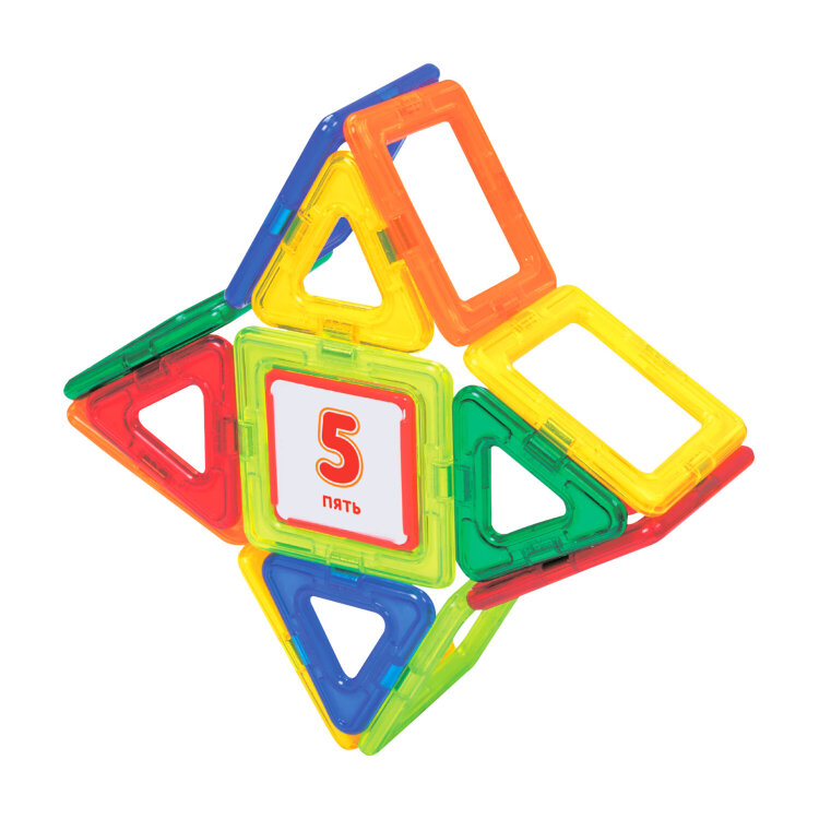 Магнитный конструктор MAGNETIC BLOCKS-26, 26 деталей, BRAUBERG KIDS, 663844, 663844
