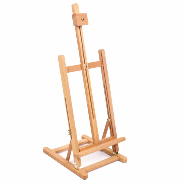 Мольберт настольный BRAUBERG ART CLASSIC, бук, 28х96х32см, высота холста 53см, 190656, 190656