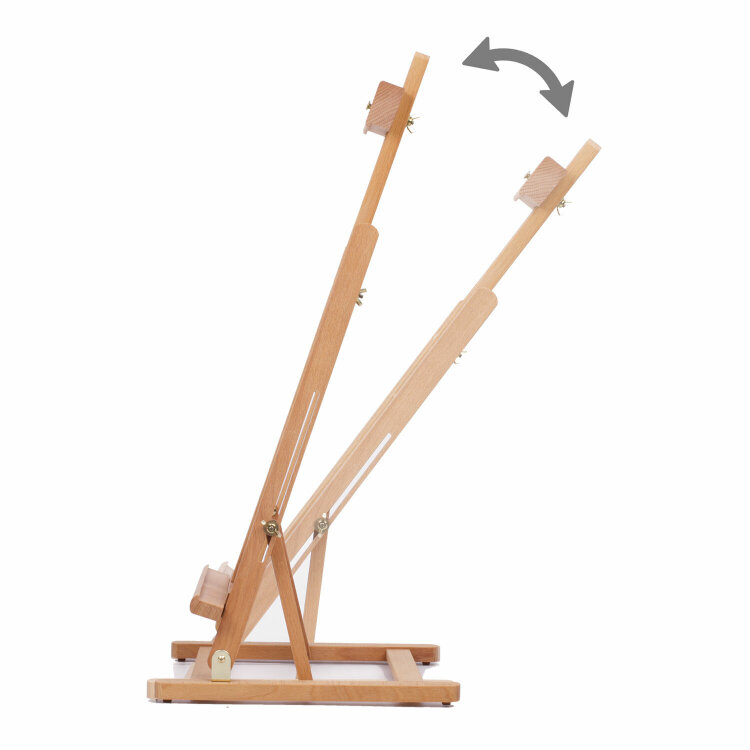 Мольберт настольный BRAUBERG ART CLASSIC, бук, 28х96х32см, высота холста 53см, 190656, 190656