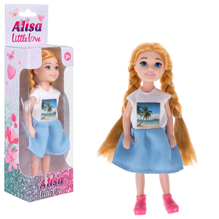 КУКЛА "Alisa Little Love", 14,4 см, АССОРТИ, 3 вида, 1TOY, 6 шт., 666147