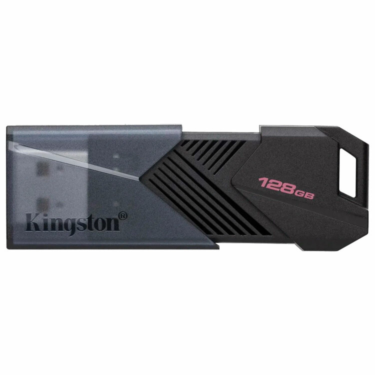 Флеш-диск 128 GB KINGSTON DataTraveler Exodia Onyx, разъем USB 3.2, черный, DTXON/128GB, 514068