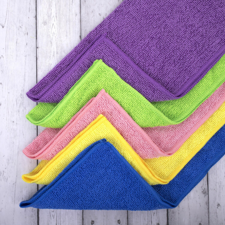 Салфетки из МИКРОФИБРЫ 30х30 см MULTI COLOUR, big pack, КОМПЛЕКТ 10 шт., 180 г/м2, LAIMA HOME, 607794, 607794