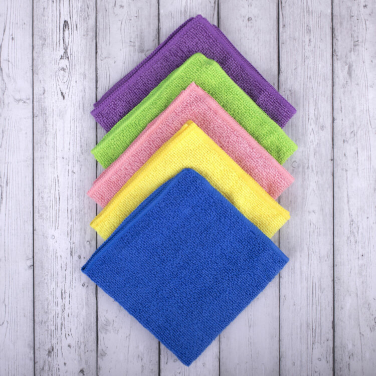 Салфетки из МИКРОФИБРЫ 30х30 см MULTI COLOUR, big pack, КОМПЛЕКТ 10 шт., 180 г/м2, LAIMA HOME, 607794, 607794