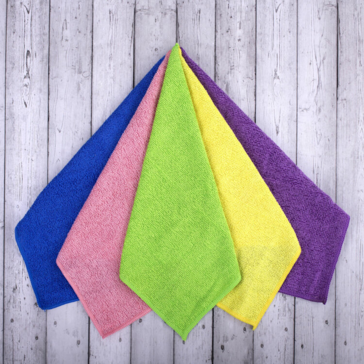 Салфетки из МИКРОФИБРЫ 30х30 см MULTI COLOUR, big pack, КОМПЛЕКТ 10 шт., 180 г/м2, LAIMA HOME, 607794, 607794