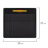 Магнитный планшет доска MAGPAD MAX для рисования 25х28 см, 713 шариков, BRAUBERG KIDS, 664922, 664922