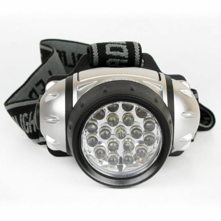 Фонарь налобный ULTRAFLASH 19хLED, 4 режима, питание 3хААА (не в комплекте), LED5353, 238287