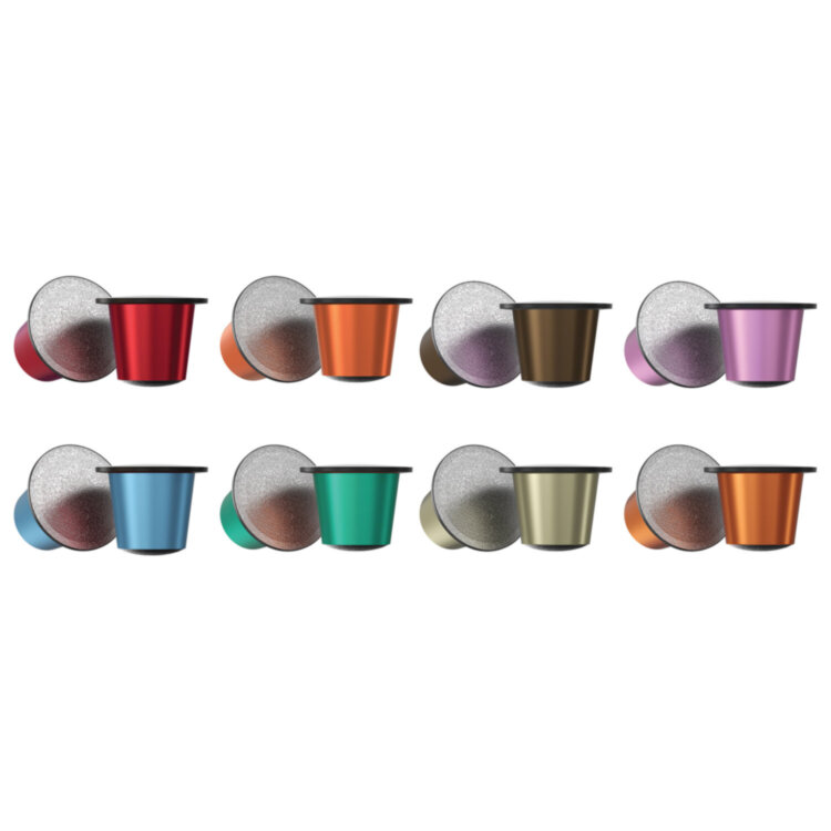 Кофе в капсулах 80 порций "Ассорти 8 вкусов" для Nespresso, COFFESSO, 101741, 622392