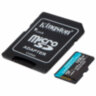 Карта памяти microSDXC 128 GB KINGSTON Canvas Go Plus, UHS-I U3, 170 Мб/с (class 10), с адаптером, SDCG3/128Gb, 514060