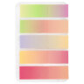 Закладки клейкие пастельные BRAUBERG GRADE PASTEL 45х12 мм, 100 штук (5 цветов х 20 листов), 116689, 116689