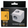 Сетевой фильтр CABLEXPERT Cube, 4 розетки, 16 А, 1 x Type-C PD, 3 х USB, белый, CUBE-4-СU3-W, CUBE-4-CU3-W, 514302