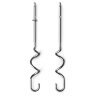 Миксер PHILIPS HR3705/00, 300 Вт, 5 скоростей, 2 венчика, 2 крюка для теста, белый, 456936