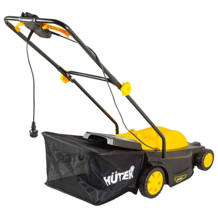 Газонокосилка сетевая HUTER ELM-1800T, 1800 Вт, 3200 об/мин, ширина скашивания 42 см, 70/4/5, 671567