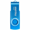 Флеш-диск 16 GB SMARTBUY Twist USB 2.0, синий, SB016GB2TWB, 513906