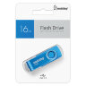 Флеш-диск 16 GB SMARTBUY Twist USB 2.0, синий, SB016GB2TWB, 513906