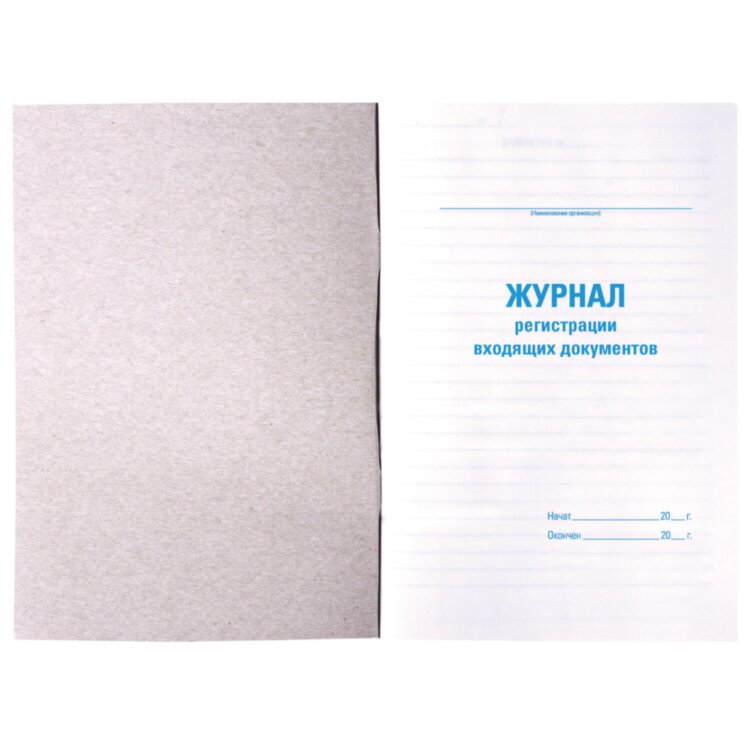 Журнал регистрации входящих документов, 48 л., картон, блок офсет, А4 200х290 мм, STAFF, 130084, 130084