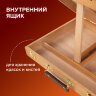 Этюдник-мольберт из бука настольный с ящиком, 38х28х55 см, холст до 45 см, BRAUBERG ART, 192250, 192250