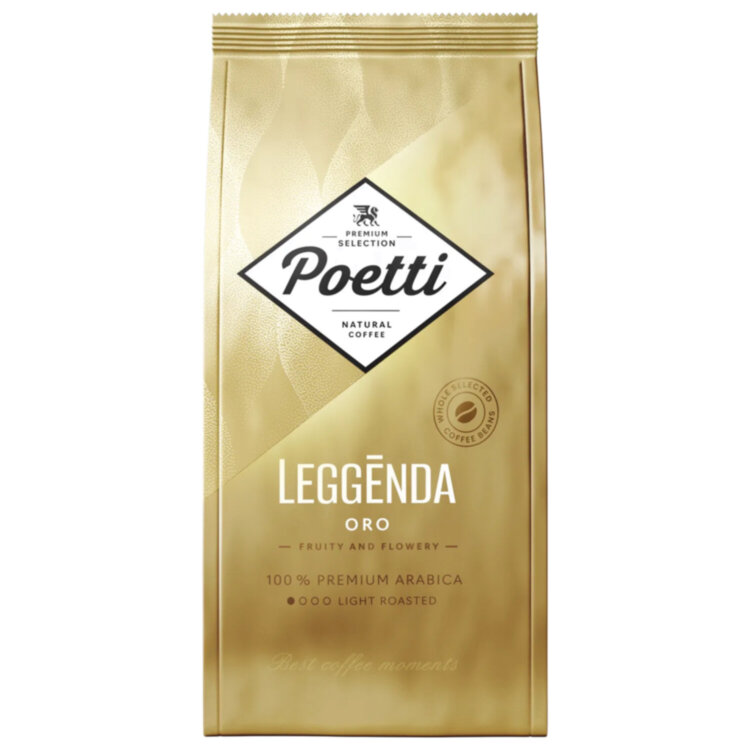 Кофе в зернах POETTI "Leggenda Oro" 1 кг, арабика 100%, 18003, 623241