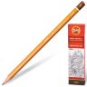 Карандаш чернографитный KOH-I-NOOR 1500, 1 шт., 4H, корпус желтый, заточенный, 150004H01170, 180479