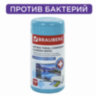 Салфетки АНТИБАКТЕРИАЛЬНЫЕ ДЛЯ МОНИТОРОВ И ПЛАСТИКА, ПЛОТНЫЕ, BRAUBERG, 100 шт., 513476, 513476