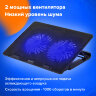 Подставка для ноутбука с охлаждением, 2 порта USB-A, LED-подсветка, 352х252 мм, BRAUBERG, 513617, 513617