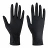 Перчатки нитриловые сверхпрочные с текстурой SFM MEGA TEX BLACK 25 пар (50 штук), размер M (средний), 631401
