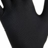 Перчатки нитриловые сверхпрочные с текстурой SFM MEGA TEX BLACK 25 пар (50 штук), размер M (средний), 631401