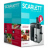 Соковыжималка SCARLETT SC-JE50S53, 1000 Вт, стакан 0,6 л, емкость жмыха 1 л, пластик, сталь/черный, 457196
